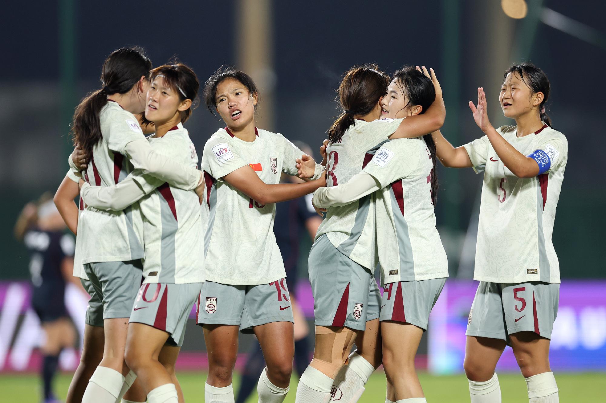 kaiyun体育中国U17女足全胜出线！3